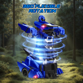 Kroyedfuw robot mode transformation demonstrates quick car-to-robot change.