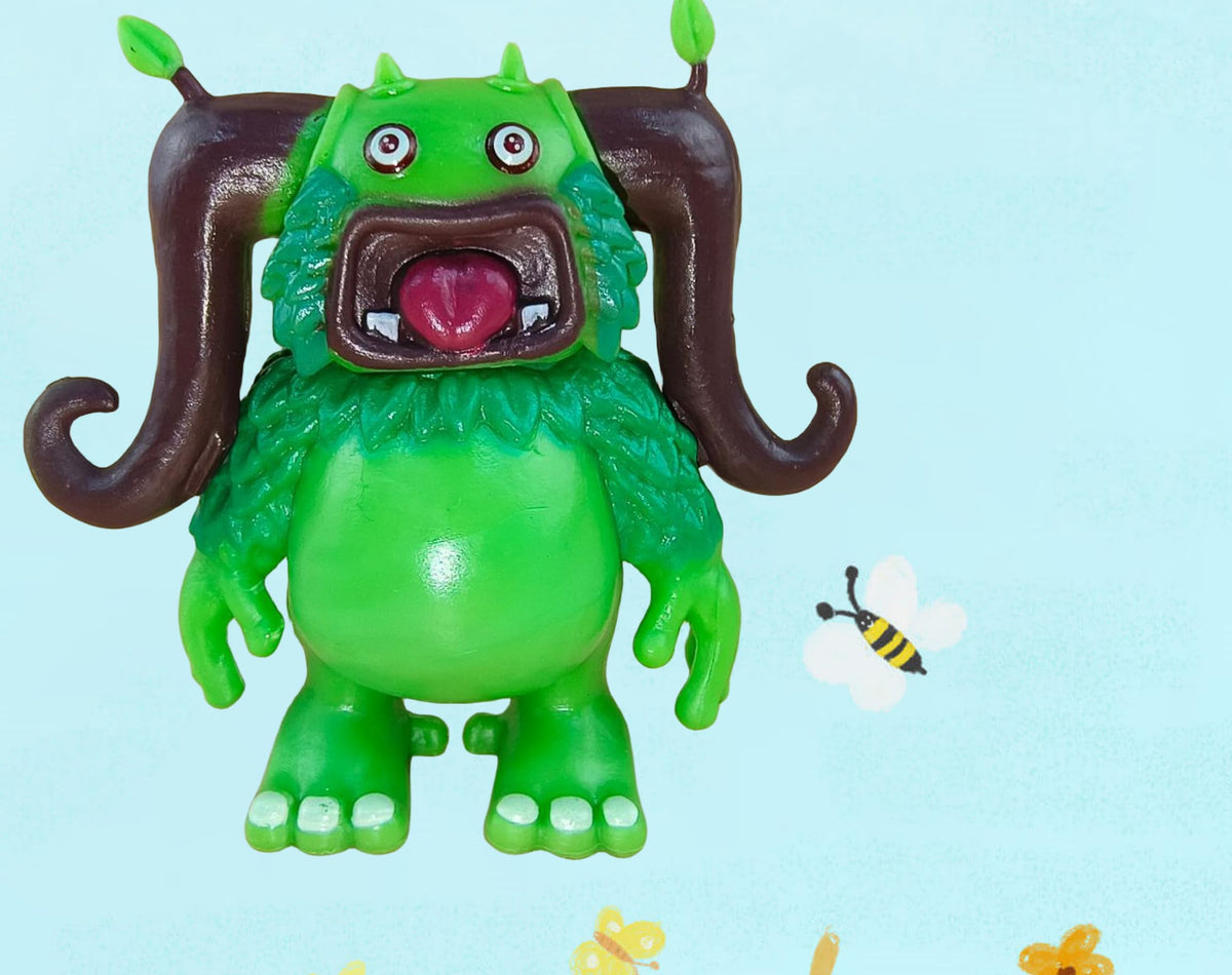 KRSEUB Singing Monsters cake topper figures for party decor.