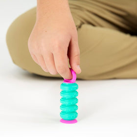 KRUMPLES Fidget Plungy dishwasher-safe for easy cleanup after play