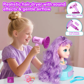 Kryonixty hair accessory set featuring clips and bands for versatile styles.