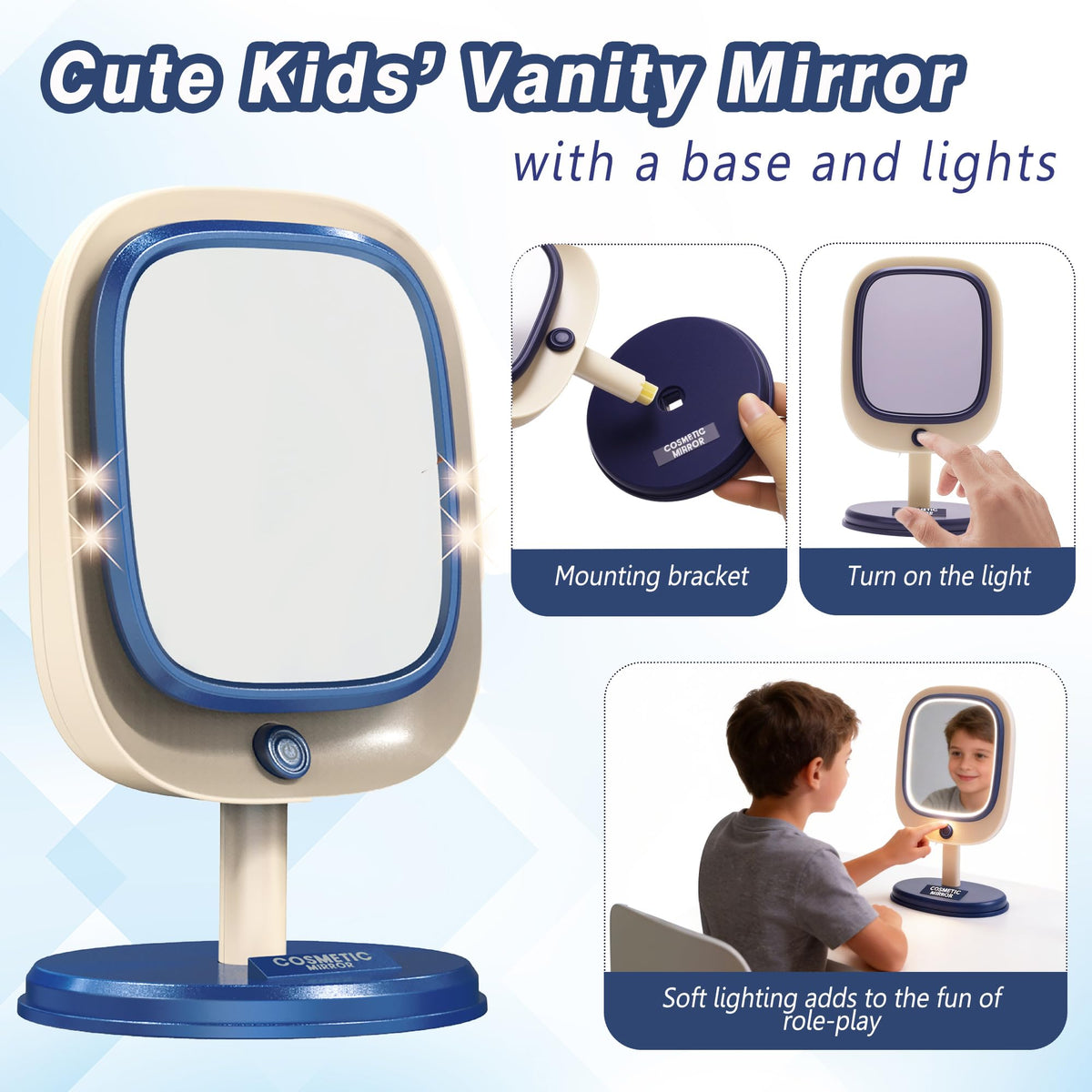 Kryonixty realistic styling tools set sparks creativity during pretend barber visits