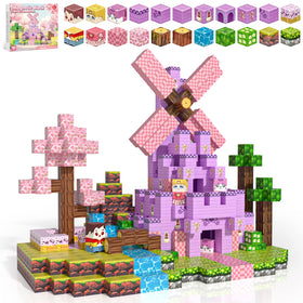 Kryzomat 100-piece magnetic castle blocks for imaginative castle-building play