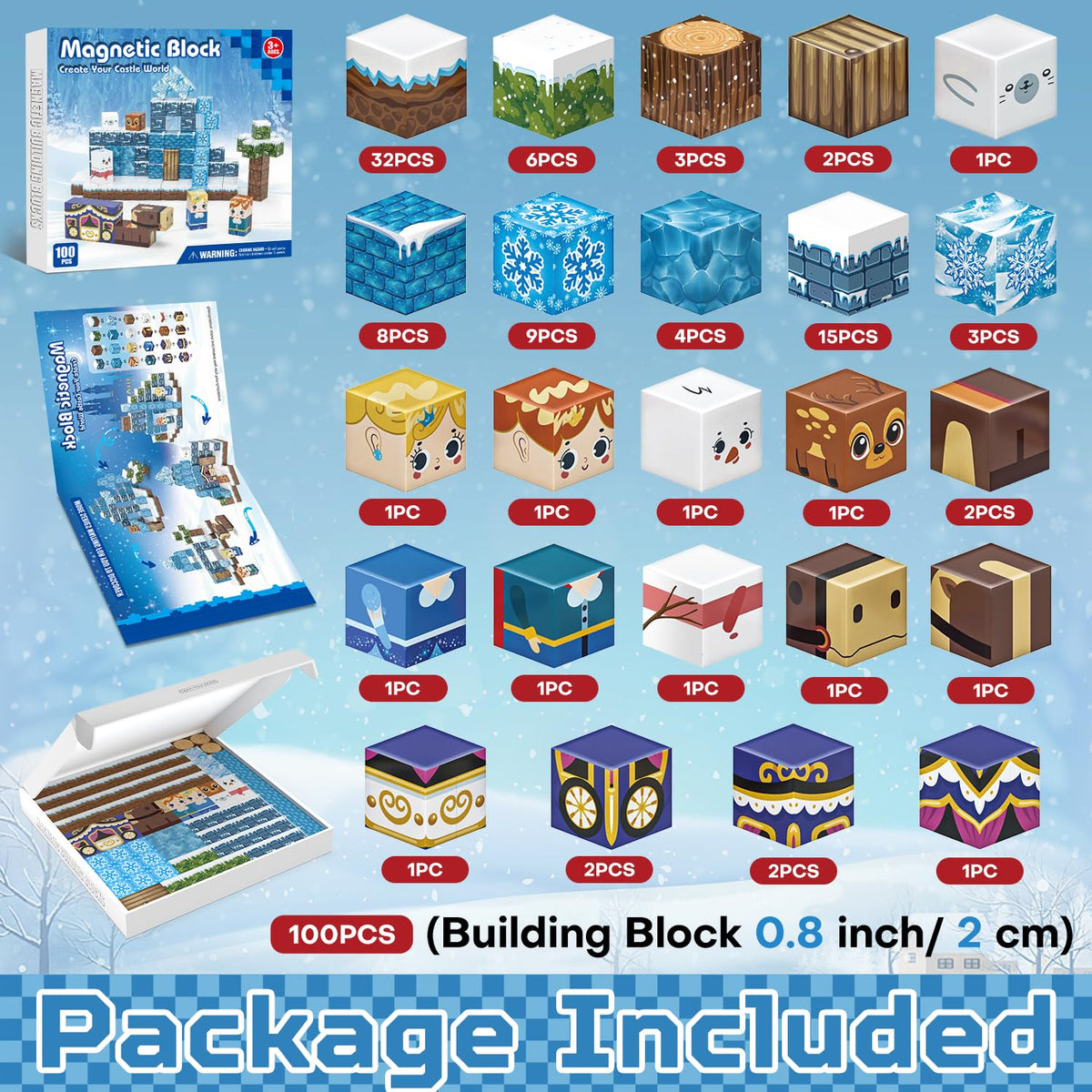 Kryzomat ice princess castle build visual focus suggests creative construction