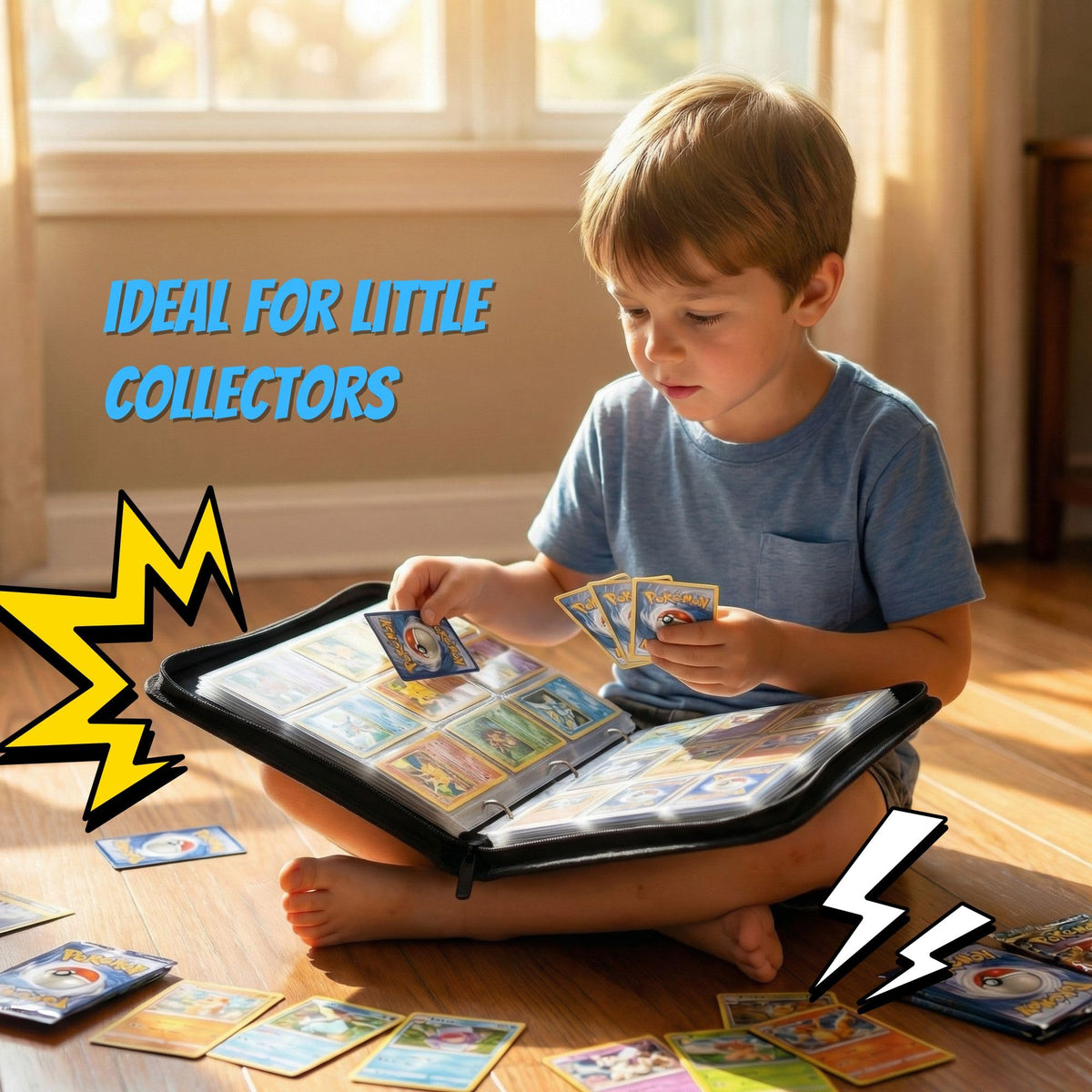 KS SHOP 60 double-sided sheets maximize space for growing trading card collections.