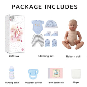 KSBD Levi magnetized pacifier supports pretend feeding during role-play.