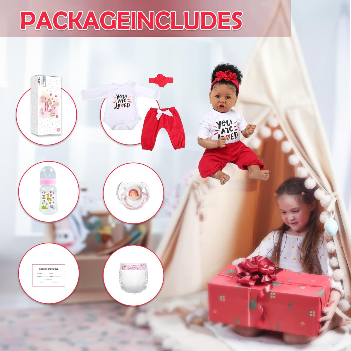 KSBD newborn clothes fit 0-3 months on the doll