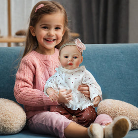 KSBD reborn doll with magnetic pacifier for realistic routines.