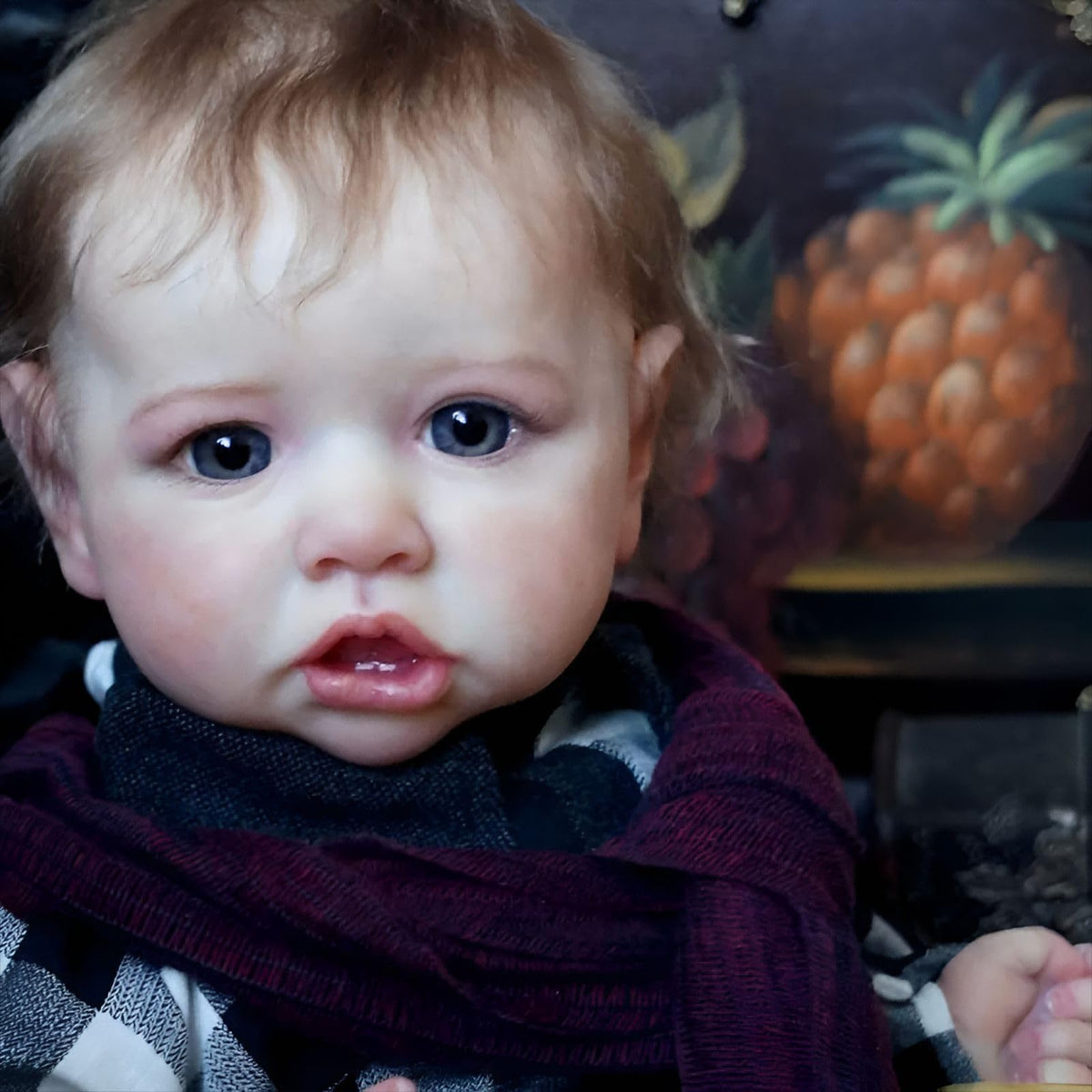 KSBD Reborn doll outfit set displayed on the doll for playtime or photos.