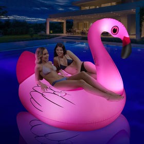 Ksheat Swan pool float 69-inch size with ample space.