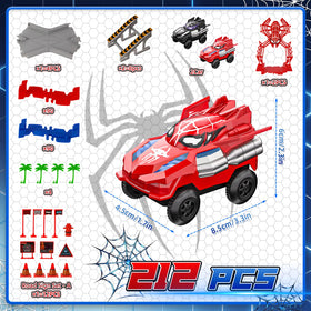 Kssvzz Spider Track configurations let kids build city-like raceways.