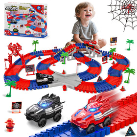 Kssvzz Spider Track Set expands into custom circuits for imaginative play.