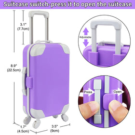 K.T. Fancy 18-inch doll camera for pretend travel moments