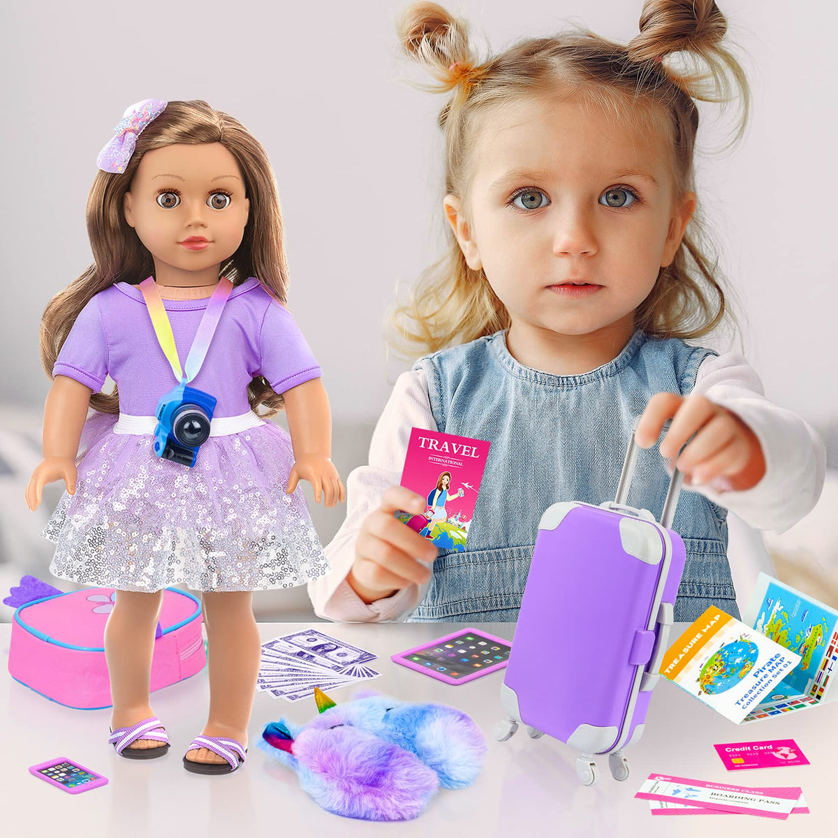 K.T. Fancy 23-pc doll clothes set for mix-and-match storytelling