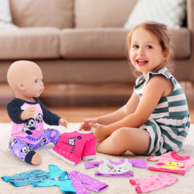 KT Fancy doll clothes designed with skin-friendly textures for gentle play.