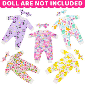 K.T. Fancy yellow duck jumpsuit with headpiece for 14-18 inch dolls