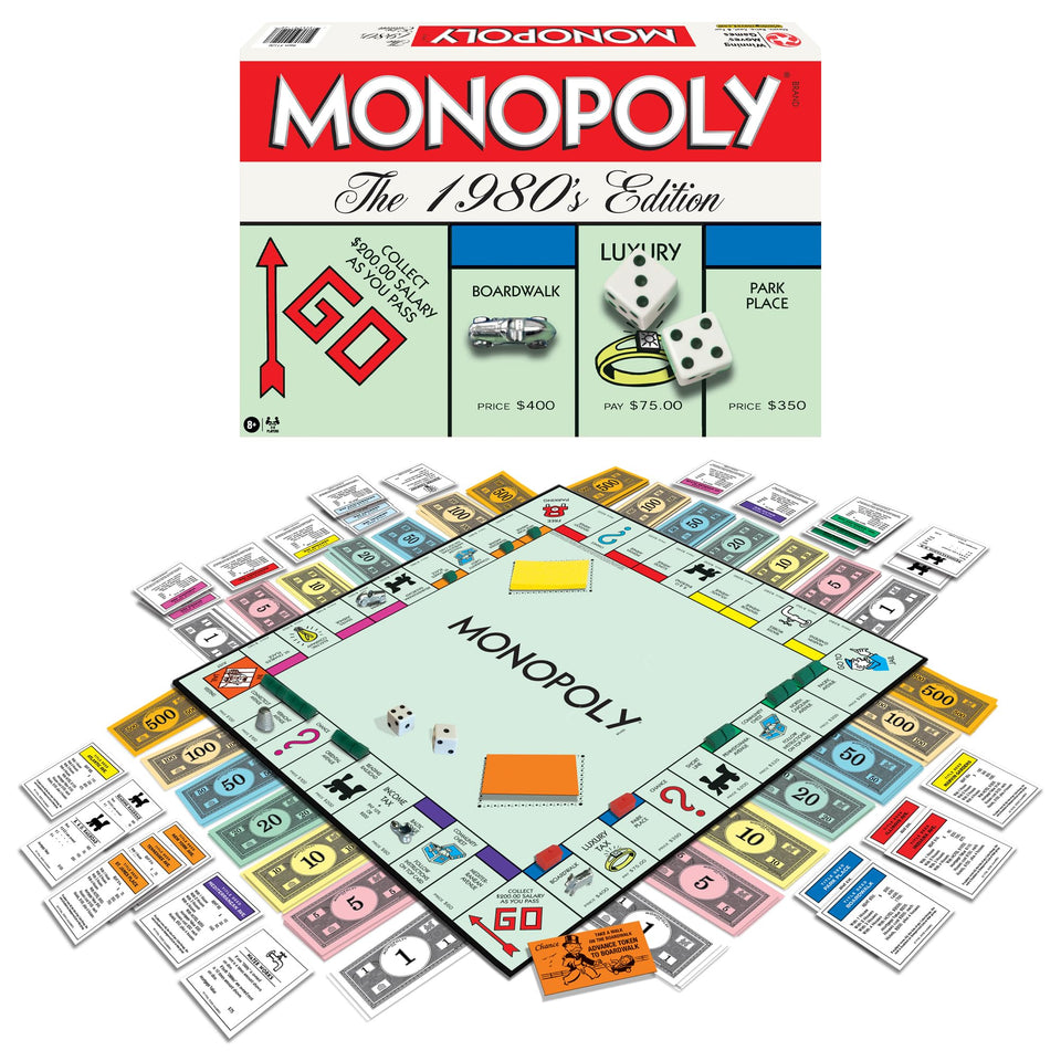 KToyoung Monopoly 1980s edition board and money tray for nostalgic family game nights.