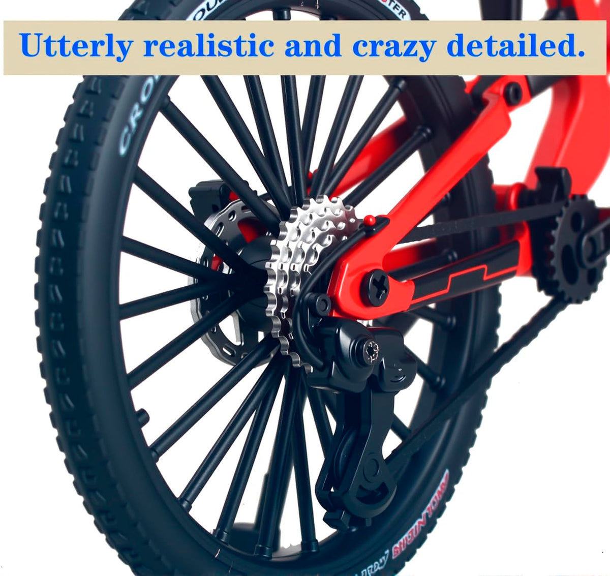 Kuasting desk decoration mountain bike model adds charm to any workspace
