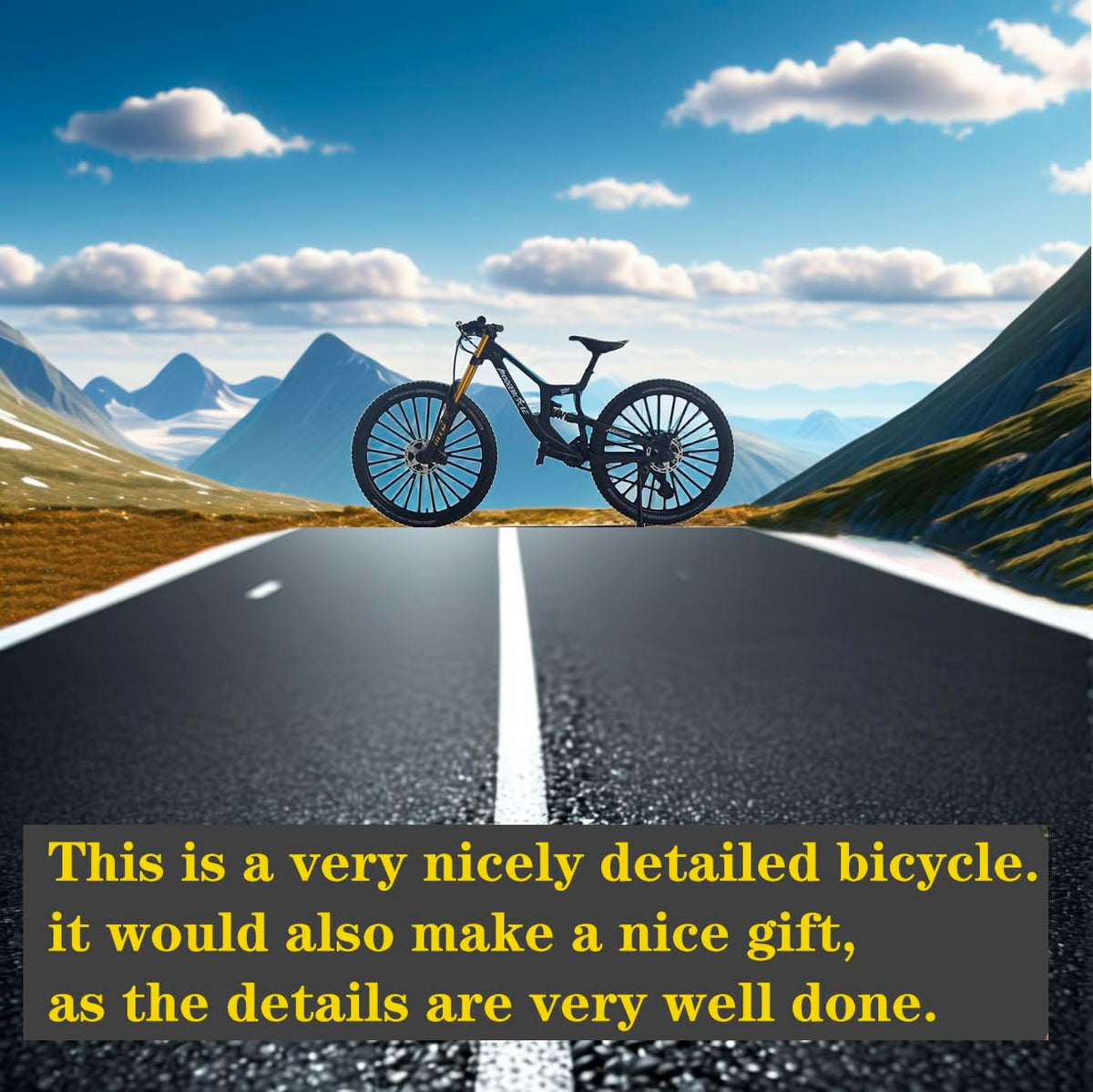 Kuasting pedal-drive rear-wheel feature captures lifelike motion.