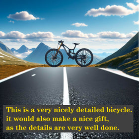 Kuasting pedal-drive rear-wheel feature captures lifelike motion.