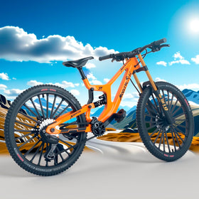 Kuasting detailed bicycle model on display, perfect for shelves and dioramas.
