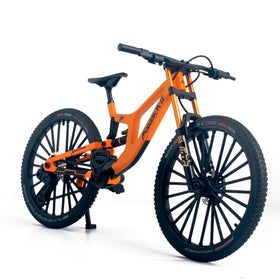 Kuasting die-cast bike model featuring smooth wheel motion for display appeal.