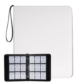 KuBeiBear card binder with 720 capacity and 9-pocket sleeves for organized collections.