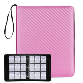 KuBeiBear card binder with 9-pocket sleeves protects a large collection