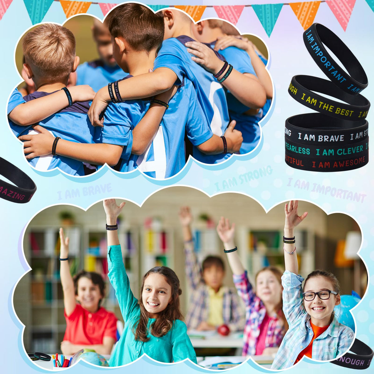 KUCLIN inspirational bracelets make thoughtful gifts for friends and classmates.