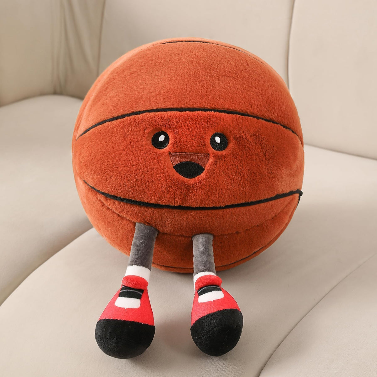 KUCCO-PILLOW 11-inch basketball plush for cozy hugs and room decor