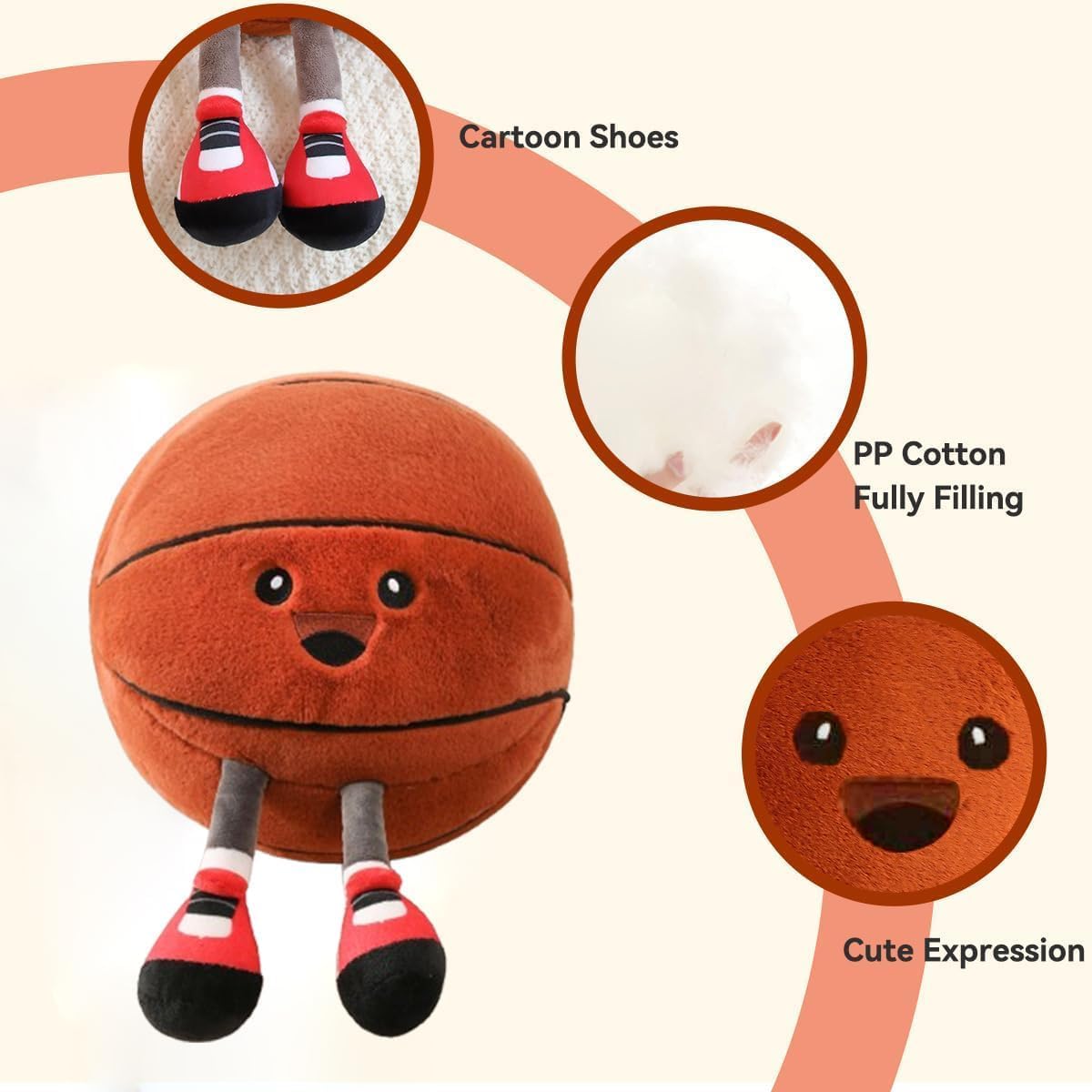 KUCCO-PILLOW soft plush fabric inviting daily cuddles and play