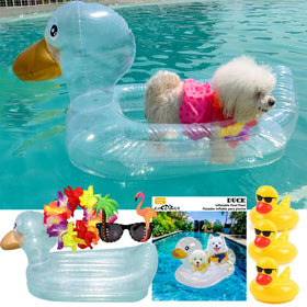 KUCDBUN dog pool float for small dogs ready for water time and buoyant comfort