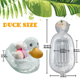 KUCDBUN durable PVC duck float built for long-lasting pool play