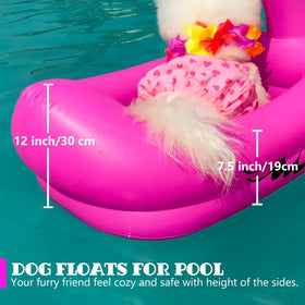 KUCDBUN flamingo drink float features multiple cup holders for pool gatherings.