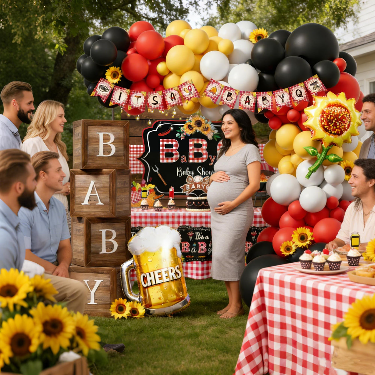 Kudapity BabyQ wooden balloon boxes offer playful display and storage options.