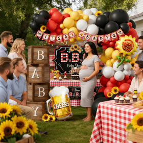 Kudapity BabyQ wooden balloon boxes offer playful display and storage options.