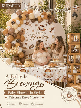 Kudapity cake topper crowns the centerpiece with a sweet message