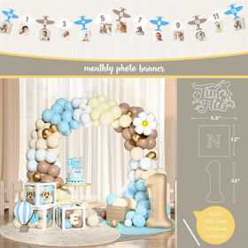Kudapity first birthday crown highlights your little aviator's milestone