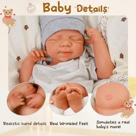 KUICEO silicone doll is waterproof for easy cleaning, bathing, and dressing