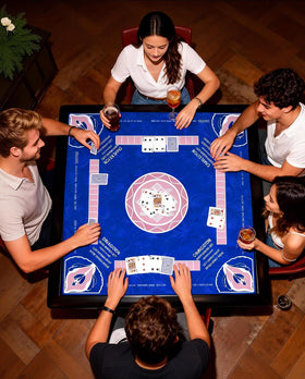 Kuiemtiv Mahjong Mat compact and portable for on-the-go gaming.
