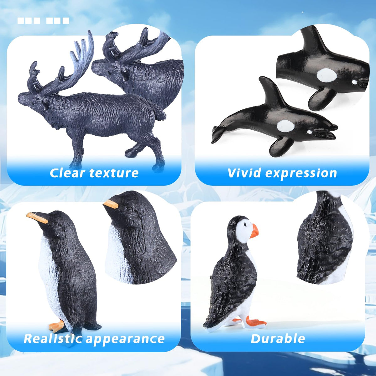 kukifun snowy owl figurine for storytelling and display