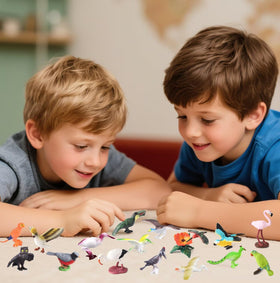 Kukifun flamingo figure – bold color accents for classroom displays and cake toppers