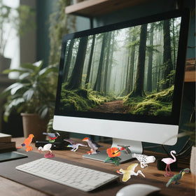 Kukifun geese figures – lifelike group set for storytelling scenes and educational crafts