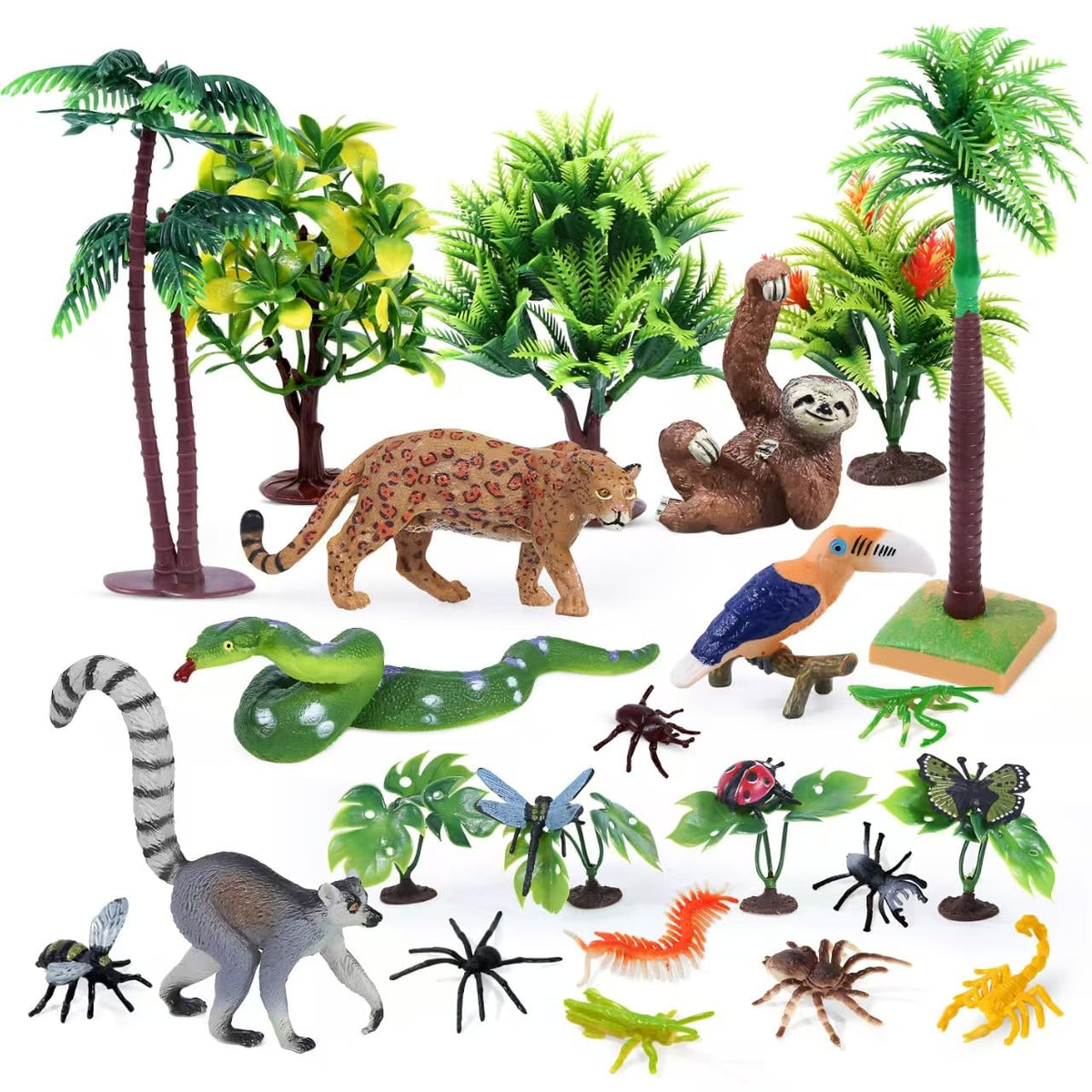 Kukifun rainforest snake figure for classroom storytelling and interactive learning
