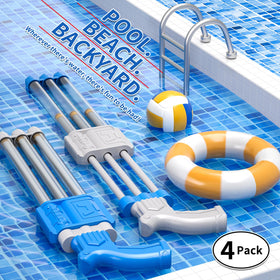 KukuFun durable ABS plastic resists drops during summer play.