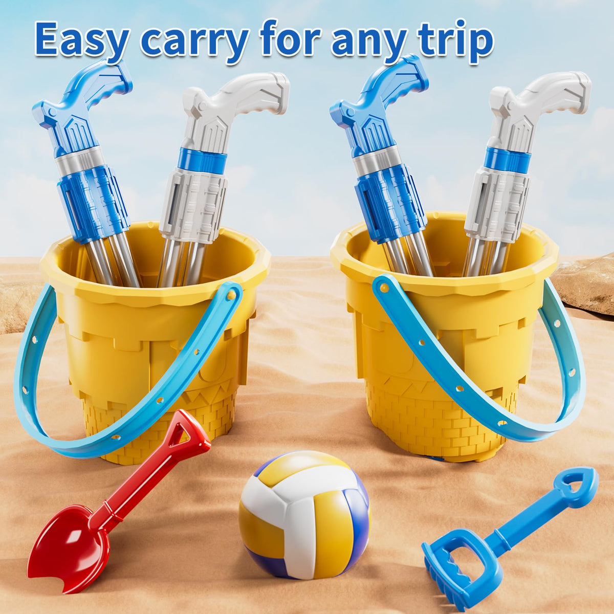 KukuFun lightweight and portable — easy to carry for pool, beach, and backyard.