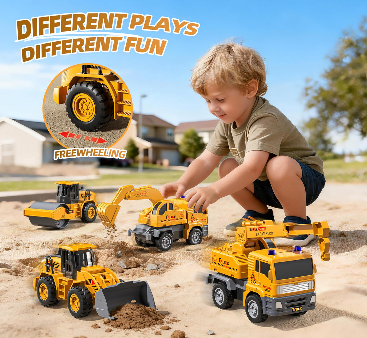 KukuFun sandbox playset is ready for immediate outdoor or indoor use.