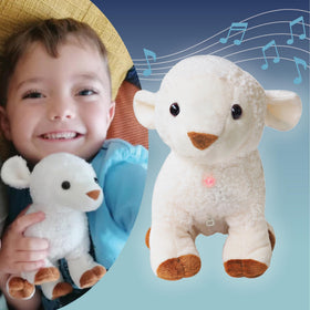 Kulumi My Little Lamb with audio Bible plays bedtime Bible verses.