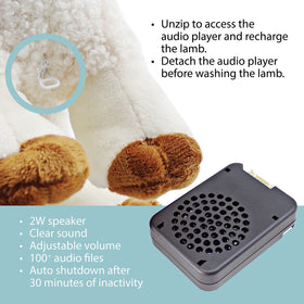 Kulumi My Little Lamb serves as a reliable bedtime companion for kids.