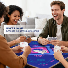 KUNTE Mahjong Mat floral design close-up adding elegance to game nights.