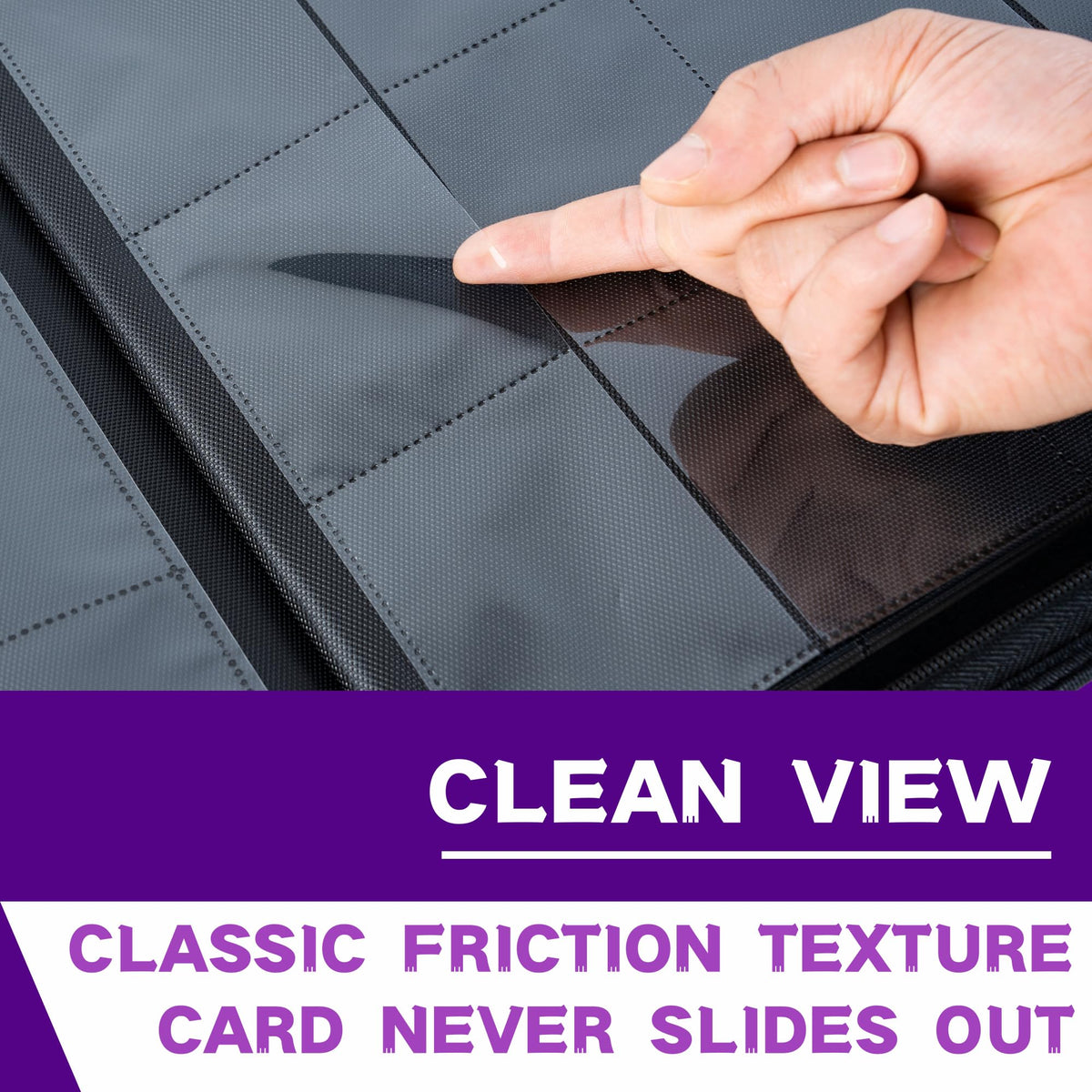 KUOOKING 1000+ Card Binder archival-safe pages shield cards from air and light